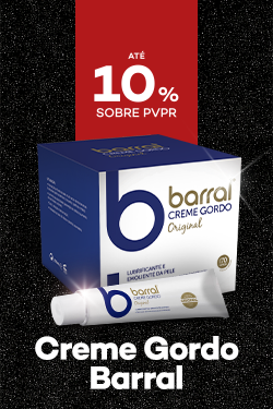 Creme Gordo Barral com destaque promocional de até 10% sobre preço de Venda ao Público Recomendado